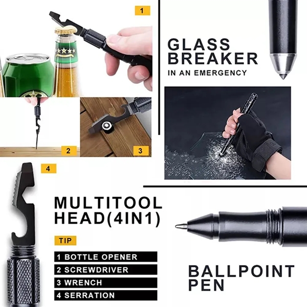 11-in-1 Multifunctional Tactical Pen - 11-in-1 Multifunctional Tactical Pen - Image 5 of 5