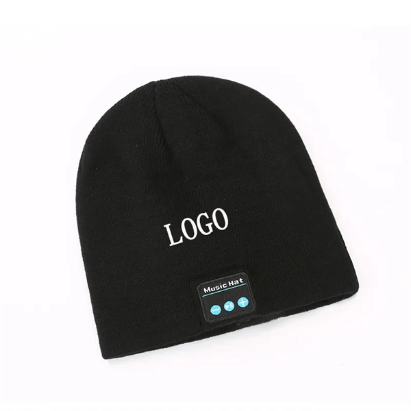 Bluetooth 5.0 Wireless Knitted Beanie - Bluetooth 5.0 Wireless Knitted Beanie - Image 1 of 5