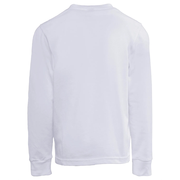 Next Level Apparel Youth Cotton Long Sleeve T-Shirt - Next Level Apparel Youth Cotton Long Sleeve T-Shirt - Image 4 of 27