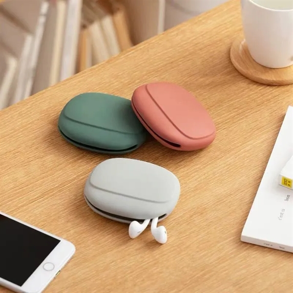 Silicone Headphone Organizer Data Cable Storage Case - Silicone Headphone Organizer Data Cable Storage Case - Image 2 of 4