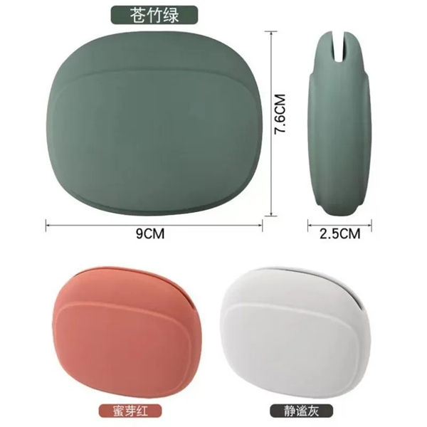 Silicone Headphone Organizer Data Cable Storage Case - Silicone Headphone Organizer Data Cable Storage Case - Image 4 of 4