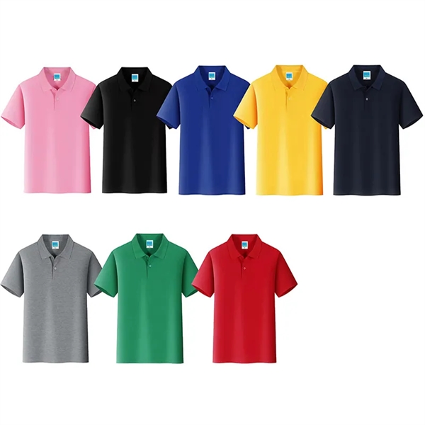 Cotton Short Sleeve Polo Shirt - Cotton Short Sleeve Polo Shirt - Image 1 of 2