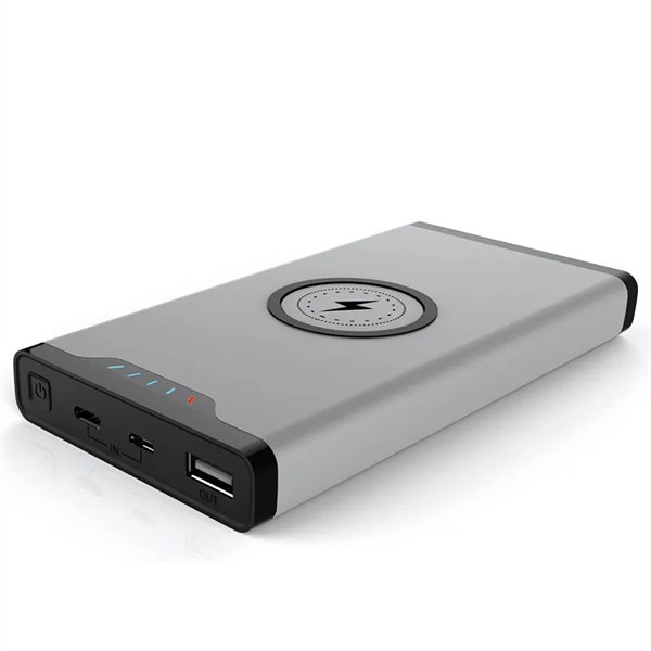 10000mAh Power Bank with 5W Wirelss Charger - 10000mAh Power Bank with 5W Wirelss Charger - Image 4 of 5