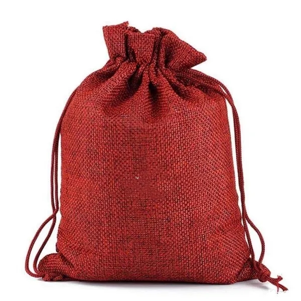 Custom Jute Drawstring Bag - Custom Jute Drawstring Bag - Image 6 of 6