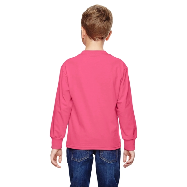 Fruit of the Loom Youth HD Cotton™ Long-Sleeve T-Shirt - Fruit of the Loom Youth HD Cotton™ Long-Sleeve T-Shirt - Image 5 of 5