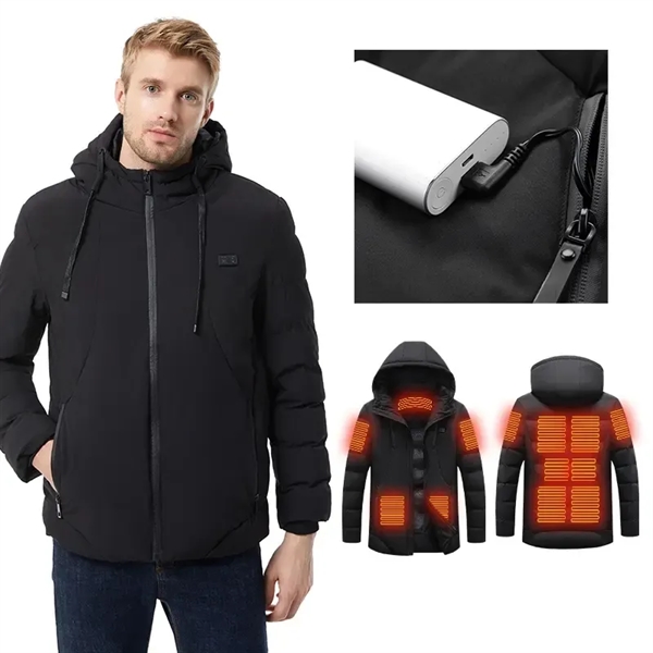 Smart USB Electric Unisex Heated Jacket Vest - Smart USB Electric Unisex Heated Jacket Vest - Image 1 of 5