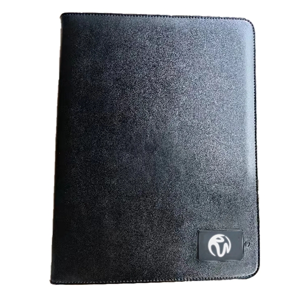 Business Padfolio W/ 5000mah Power Bank And Wireless Charger - Business Padfolio W/ 5000mah Power Bank And Wireless Charger - Image 4 of 4