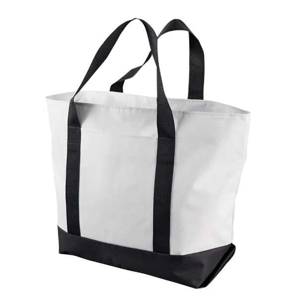 Liberty Bags Bay View Giant Zipper Beach Tote - Liberty Bags Bay View Giant Zipper Beach Tote - Image 0 of 5