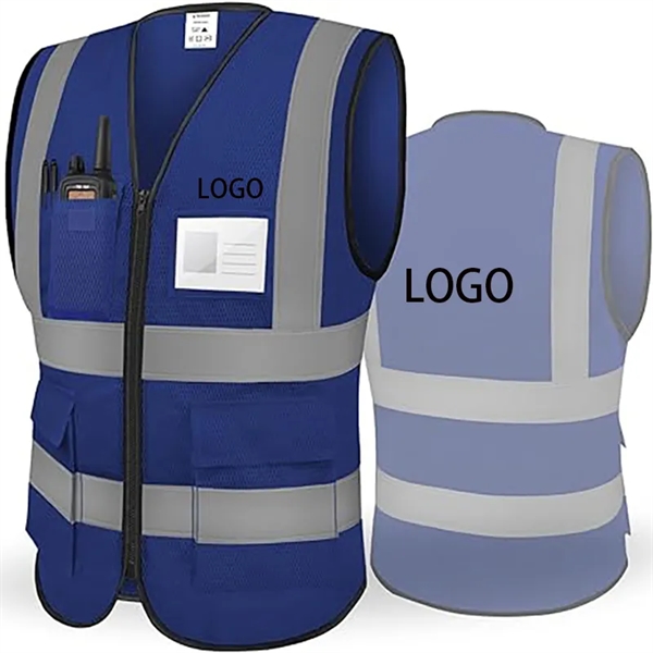 Premium Reflective Safety Vest - Premium Reflective Safety Vest - Image 0 of 2