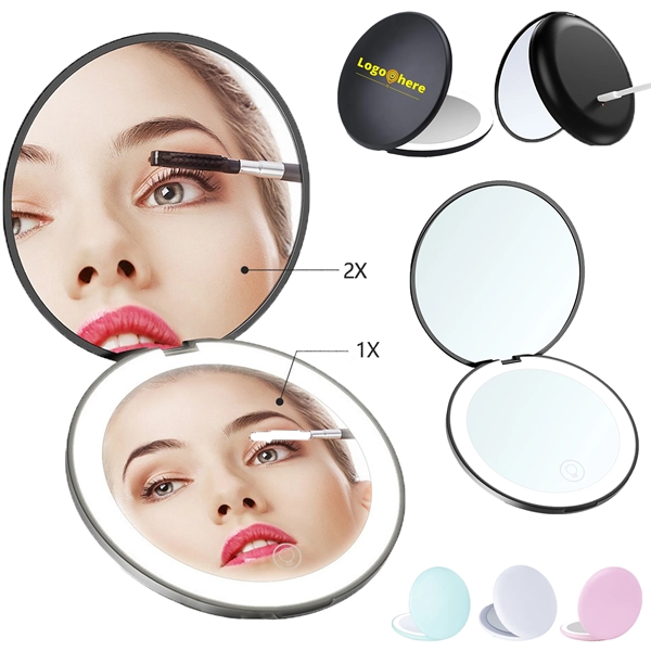 Compact Mirror With Light - Compact Mirror With Light - Image 0 of 3
