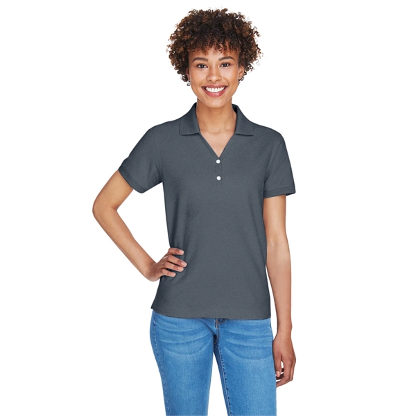 Devon & Jones Ladies' Pima Pique Y-Collar Polo - Devon & Jones Ladies' Pima Pique Y-Collar Polo - Image 42 of 142