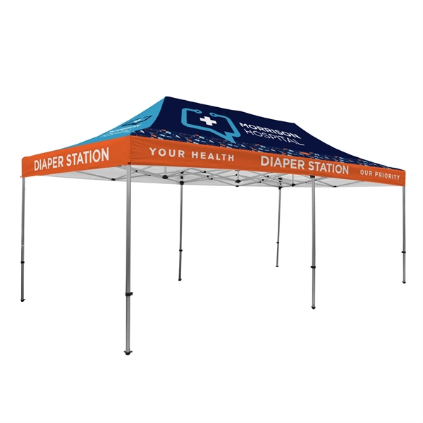 20' Premium Tent Kit (Full-Bleed Dye Sublimation) - 20' Premium Tent Kit (Full-Bleed Dye Sublimation) - Image 0 of 6