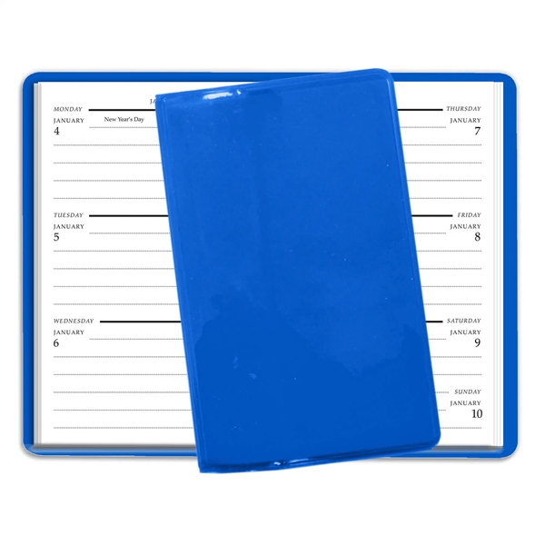 Translucent Vinyl Weekly Pocket Planners - Translucent Vinyl Weekly Pocket Planners - Image 1 of 3