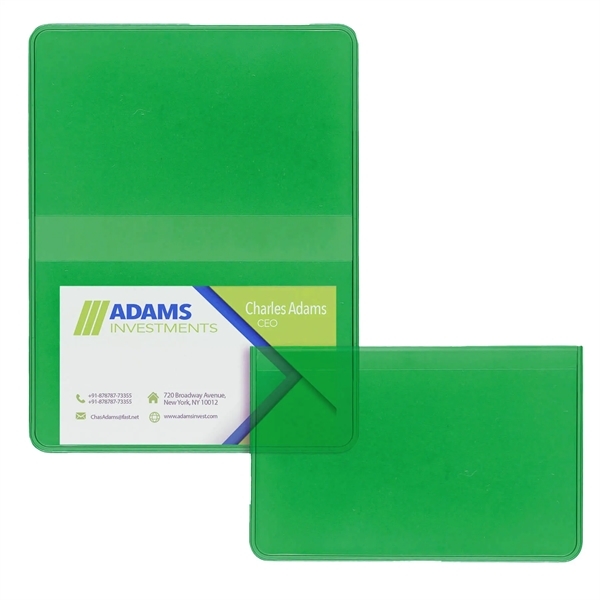 Translucent Vinyl Business Card Case - Translucent Vinyl Business Card Case - Image 2 of 3