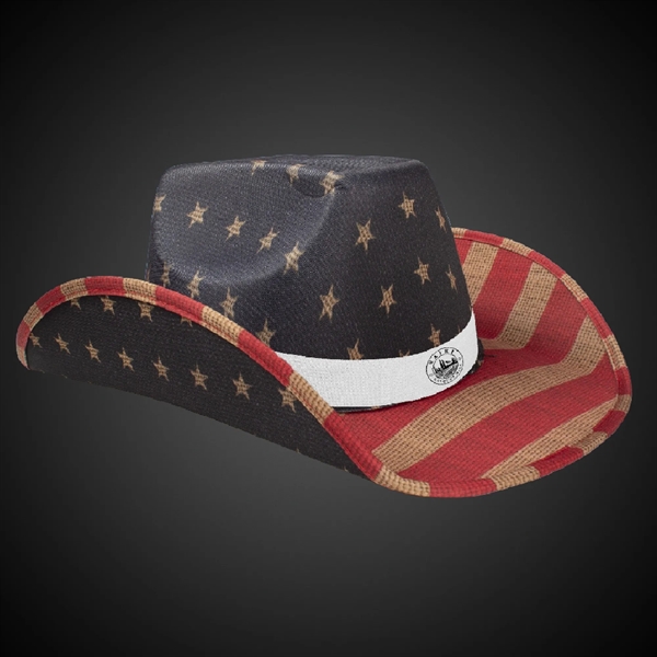 Vintage Patriotic Cowboy Hat - Vintage Patriotic Cowboy Hat - Image 5 of 5