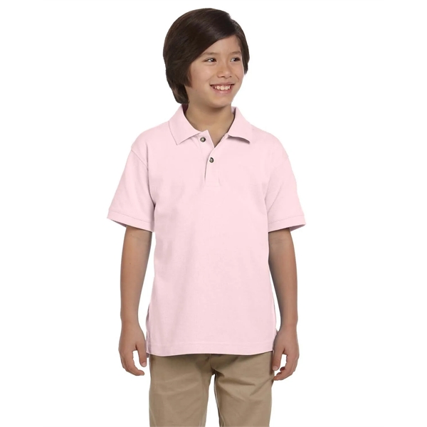 Harriton Youth Short-Sleeve Polo - Harriton Youth Short-Sleeve Polo - Image 0 of 4