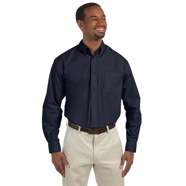 Harriton Men's Essential Poplin - Harriton Men's Essential Poplin - Image 27 of 36