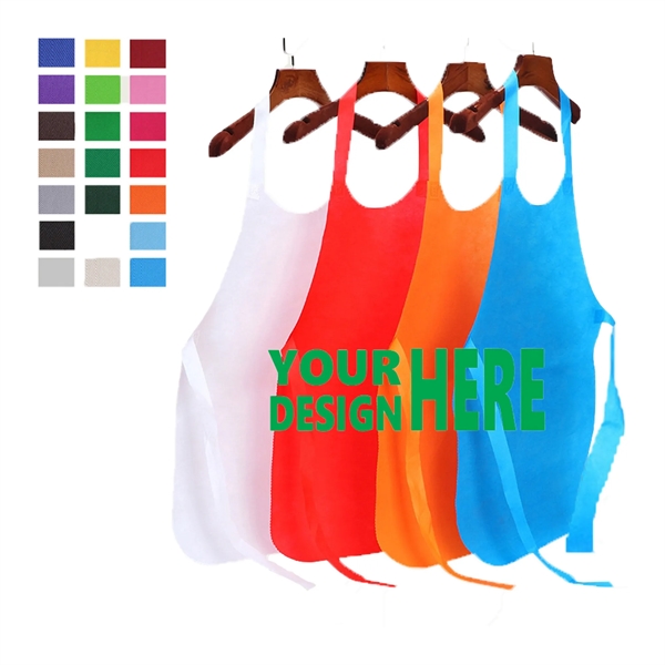 MOQ 100 PCS Disposable non-woven apron For Cooking Painting - MOQ 100 PCS Disposable non-woven apron For Cooking Painting - Image 0 of 1