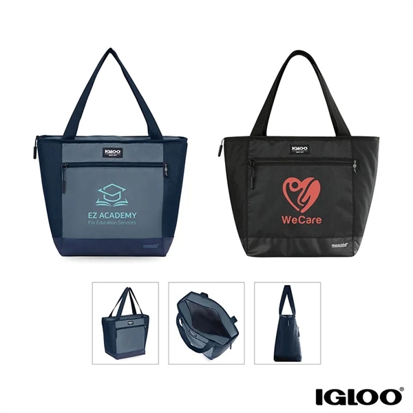 Igloo® MaxCold® Evergreen 16-Can RPET Cooler Tote - Igloo® MaxCold® Evergreen 16-Can RPET Cooler Tote - Image 0 of 2