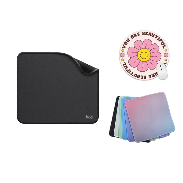 Washable Mouse Pad With Anti-Slip Rubber Base - Washable Mouse Pad With Anti-Slip Rubber Base - Image 0 of 1