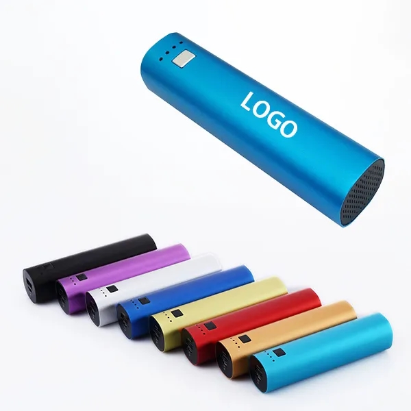 5000mAh Power Bank with Bluetooth Speaker - 5000mAh Power Bank with Bluetooth Speaker - Image 2 of 5