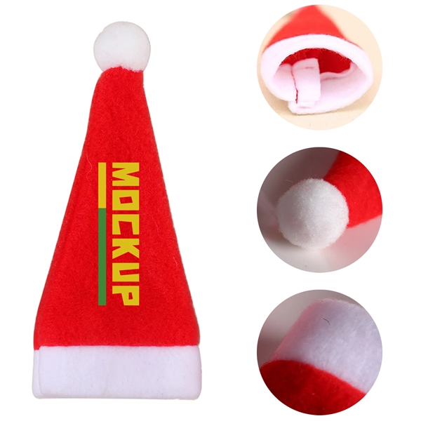 Mini Santa Hats Made Of Non-Woven Fabric - Mini Santa Hats Made Of Non-Woven Fabric - Image 0 of 2