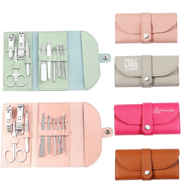 Travel Mini Nail Clipper Kit Pedicure Care Tool 10 Pieces - Travel Mini Nail Clipper Kit Pedicure Care Tool 10 Pieces - Image 0 of 5