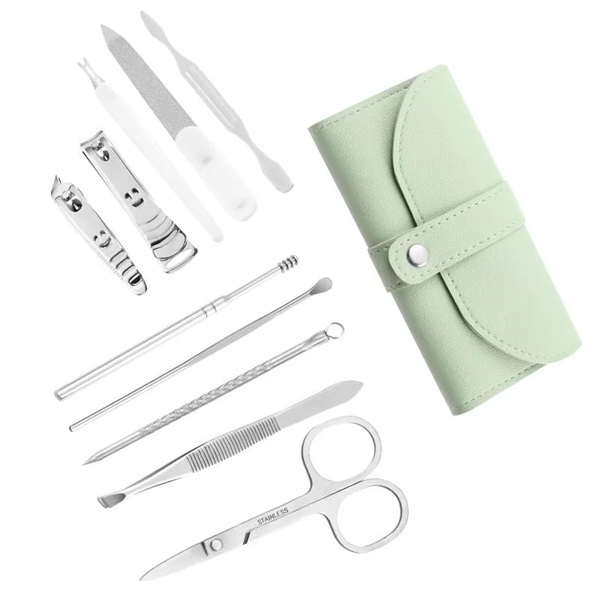 Travel Mini Nail Clipper Kit Pedicure Care Tool 10 Pieces - Travel Mini Nail Clipper Kit Pedicure Care Tool 10 Pieces - Image 2 of 5