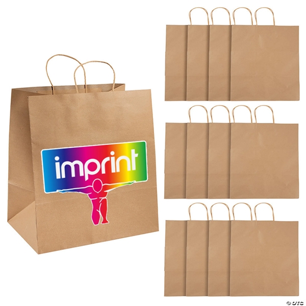 Custom Kraft Paper Bag - Custom Kraft Paper Bag - Image 4 of 7