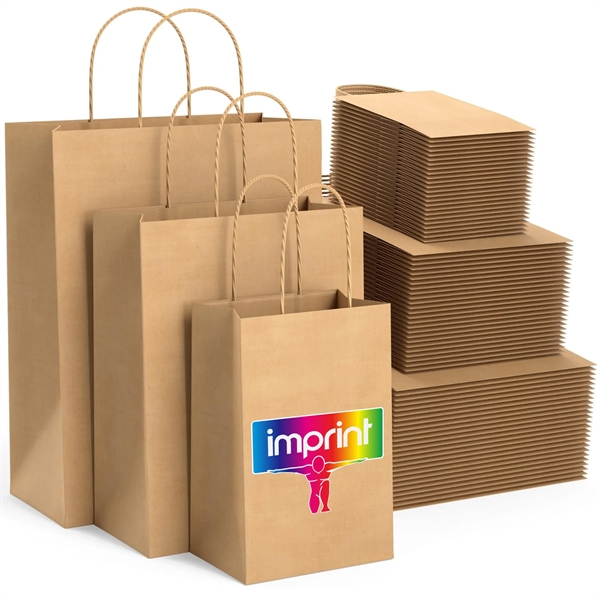 Custom Kraft Paper Bag - Custom Kraft Paper Bag - Image 6 of 7