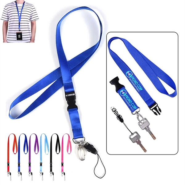 Hook Strap Quick Release safety Neck Lanyard for ID Badge - Hook Strap Quick Release safety Neck Lanyard for ID Badge - Image 0 of 5