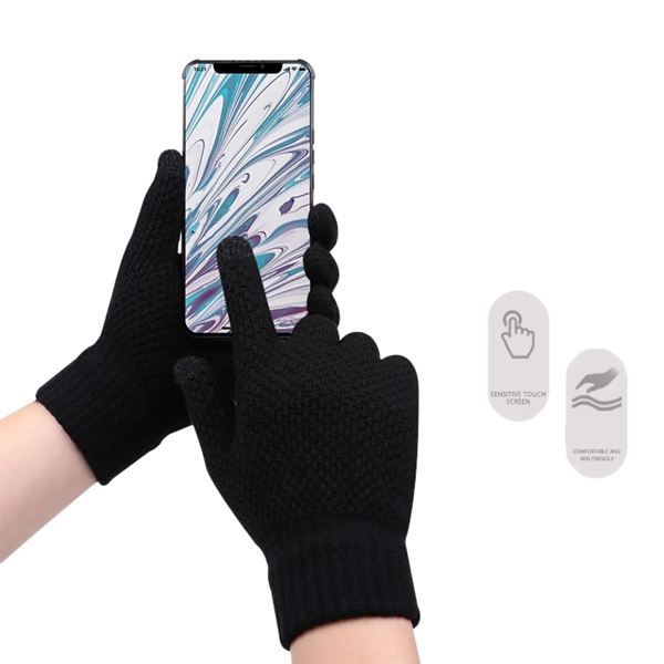 2 Finger Touch Warm Adult Gloves - 2 Finger Touch Warm Adult Gloves - Image 8 of 8