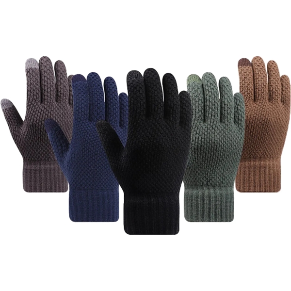 2 Finger Touch Warm Adult Gloves - 2 Finger Touch Warm Adult Gloves - Image 3 of 8