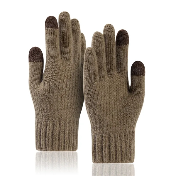 Thick Adult Gloves W/ 2 Finger Touch - Thick Adult Gloves W/ 2 Finger Touch - Image 4 of 9