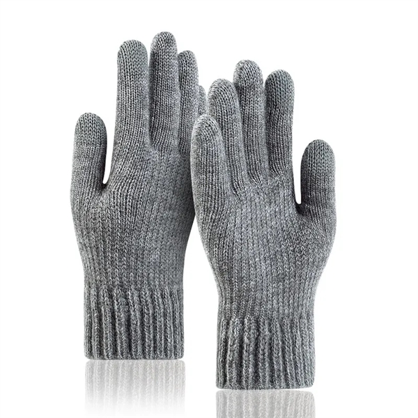 Thick Adult Gloves W/ 2 Finger Touch - Thick Adult Gloves W/ 2 Finger Touch - Image 7 of 9