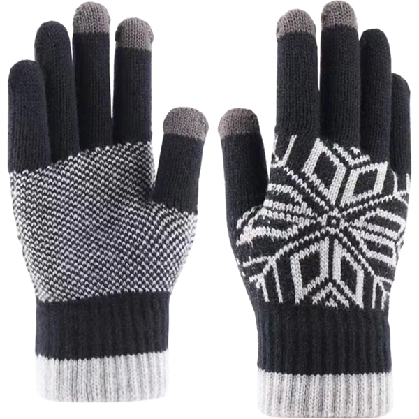 Cold Resistance Adult Male Gloves W/ 3 Finger Touch - Cold Resistance Adult Male Gloves W/ 3 Finger Touch - Image 4 of 7