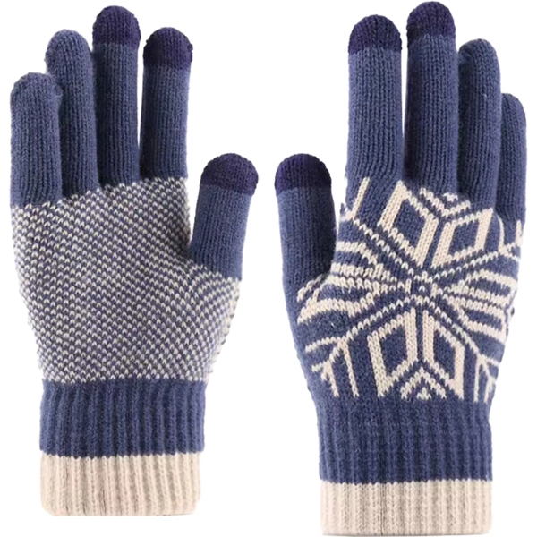 Cold Resistance Adult Male Gloves W/ 3 Finger Touch - Cold Resistance Adult Male Gloves W/ 3 Finger Touch - Image 7 of 7