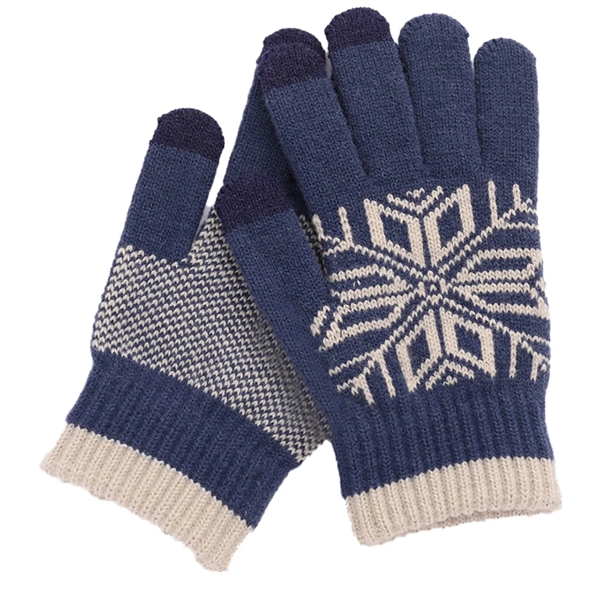 Cold Resistance Adult Male Gloves W/ 3 Finger Touch - Cold Resistance Adult Male Gloves W/ 3 Finger Touch - Image 1 of 7