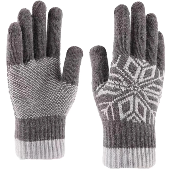 Cold Resistance Adult Male Gloves W/ 3 Finger Touch - Cold Resistance Adult Male Gloves W/ 3 Finger Touch - Image 6 of 7