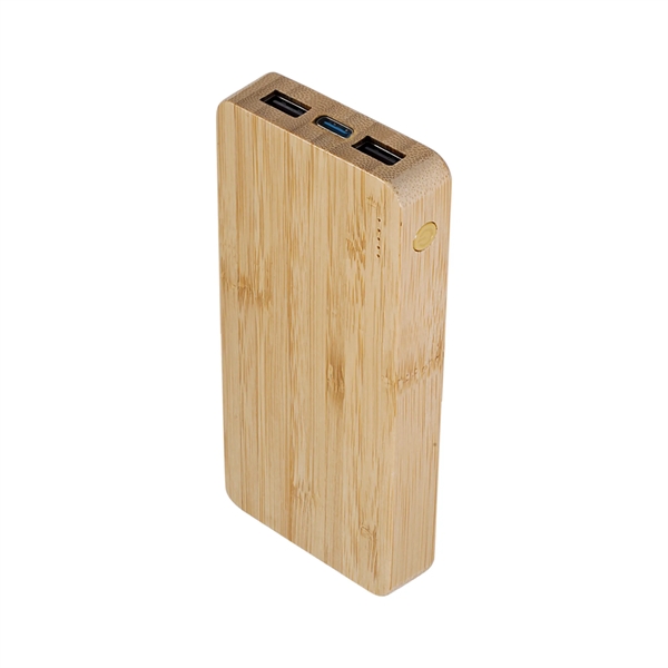 Hayes Bamboo Wireless Powerbank 10,000mAh - Hayes Bamboo Wireless Powerbank 10,000mAh - Image 2 of 5