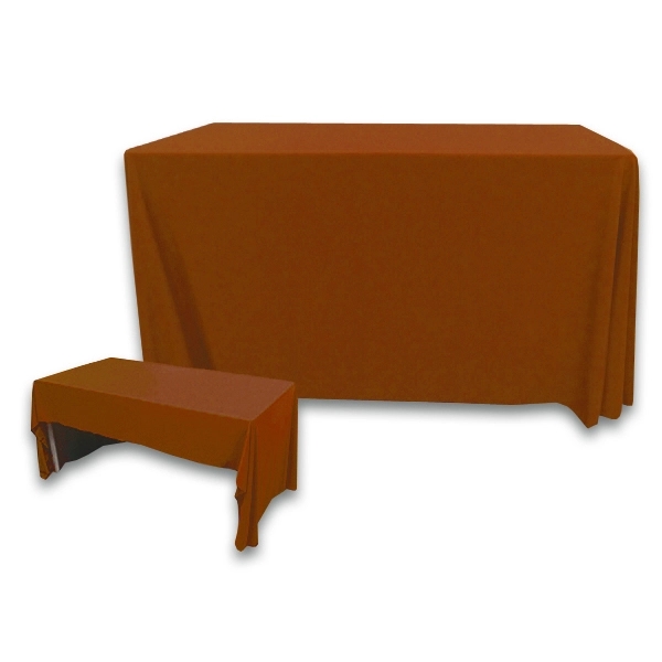 4 ft. x 24 in. 3 Sided PolyKnit™ Table Cover (Blank) - 4 ft. x 24 in. 3 Sided PolyKnit™ Table Cover (Blank) - Image 4 of 27