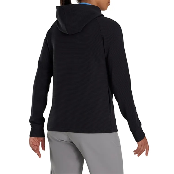 FootJoy Ladies Full Zip Ottoman Hoodie - FootJoy Ladies Full Zip Ottoman Hoodie - Image 2 of 4