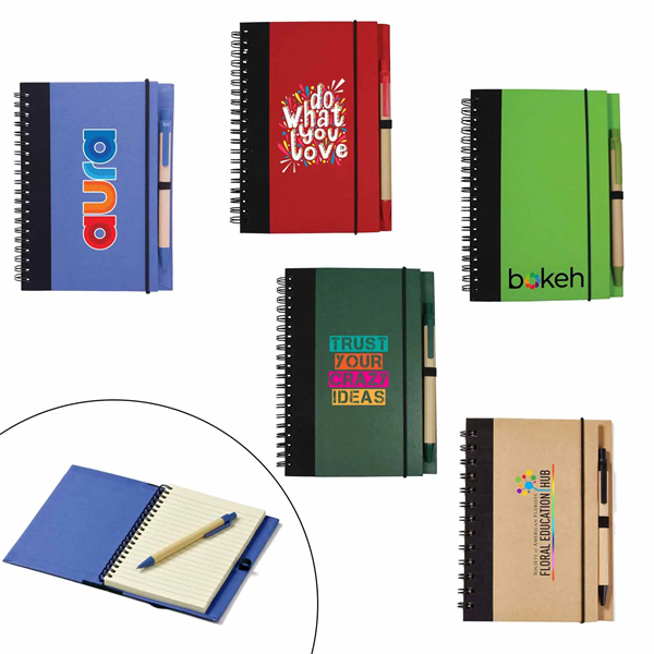 Jornikolor Eco Friendly Notebook with pen - Jornikolor Eco Friendly Notebook with pen - Image 0 of 6