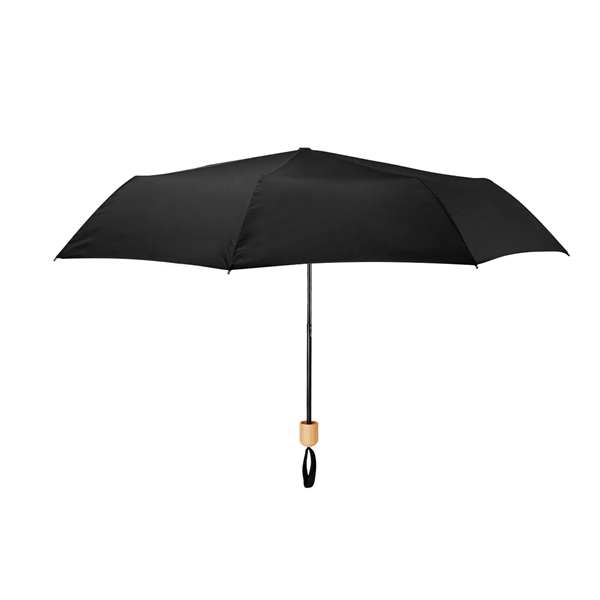 41" Arc Umbrella With 100% RPET Canopy & Bamboo Handle - 41" Arc Umbrella With 100% RPET Canopy & Bamboo Handle - Image 1 of 4