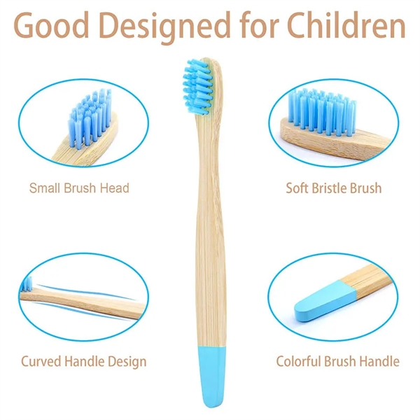 Eco-Friendly Kids Bamboo Toothbrush - Eco-Friendly Kids Bamboo Toothbrush - Image 2 of 3