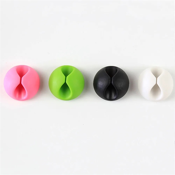 Round Cute Desktop Cable Organizer - Round Cute Desktop Cable Organizer - Image 2 of 2