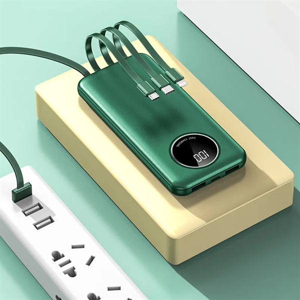 20000mAh Power Bank with Cables and Display - 20000mAh Power Bank with Cables and Display - Image 4 of 5