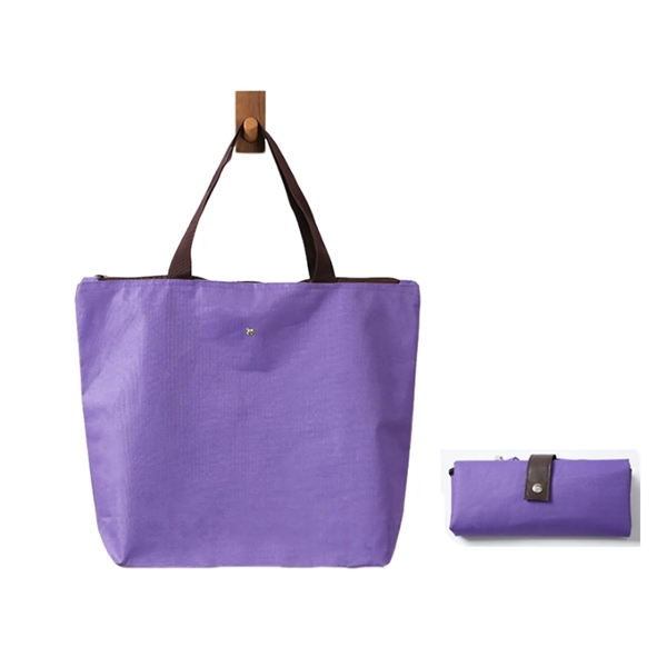 Folding Waterproof Shopping Bag - Folding Waterproof Shopping Bag - Image 3 of 7