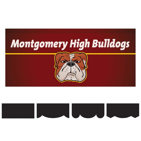 2.5' x 6' Parade Lead Banner - No Fringe - 2.5' x 6' Parade Lead Banner - No Fringe - Image 0 of 1