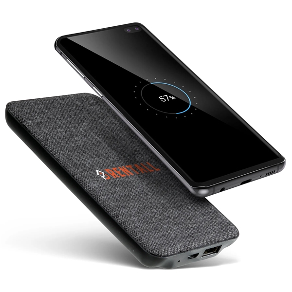 Custom SoSoft Qi Wireless Charger + Power Bank